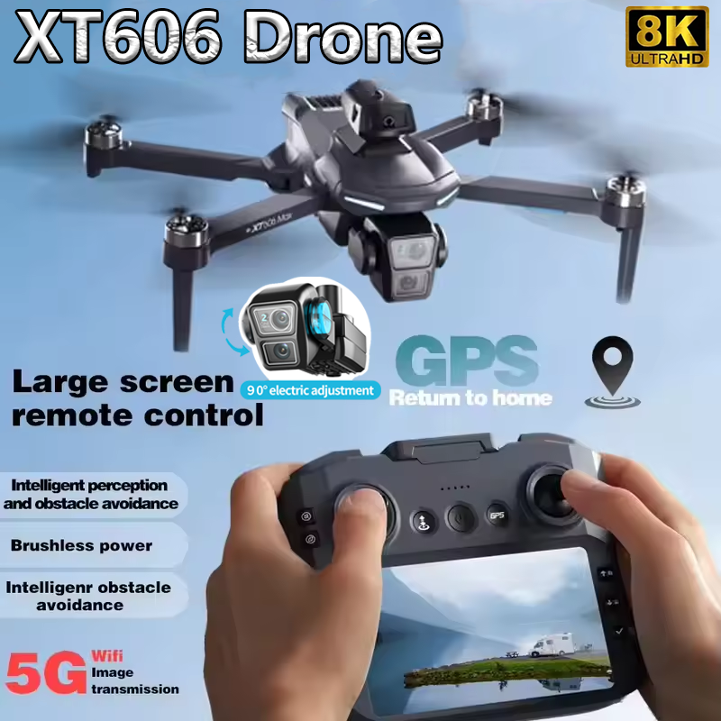 Xiaomi Kids Toys - XT606 MAX GPS NEW Drone 8k