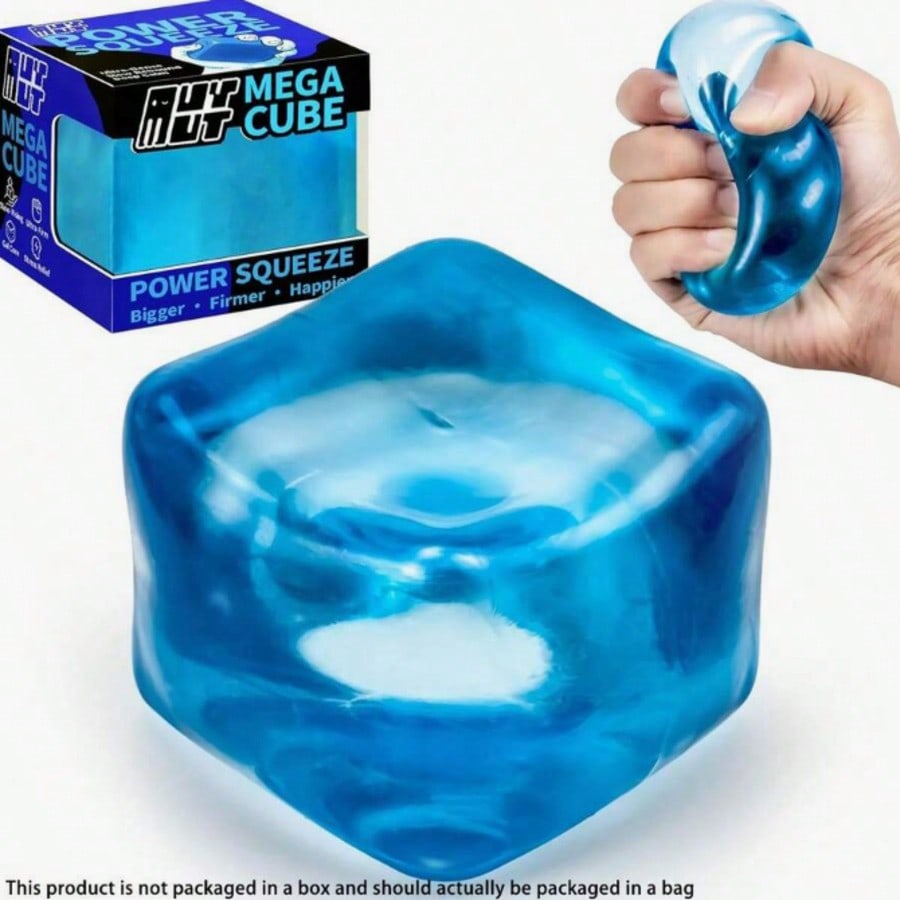 Kids Toys Packaging - Large Cube Squeeze Toy, Ultra Stretchy