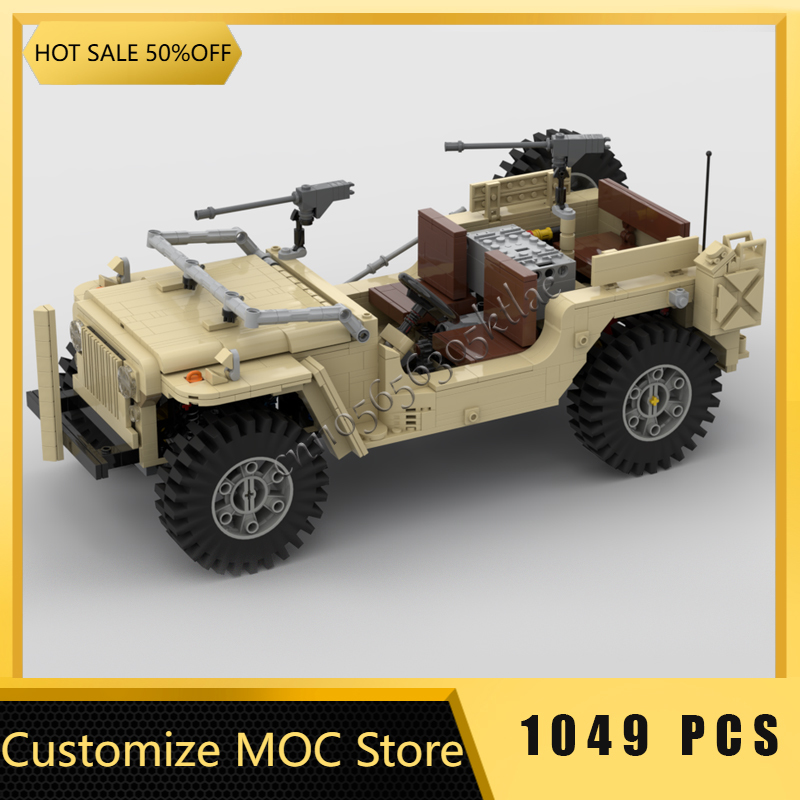Kids Toys Jeep - 1049 Parts Hot Selling MOC Jeep