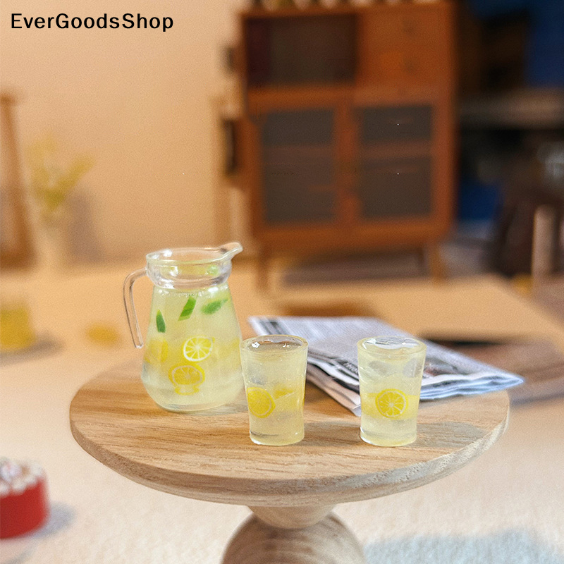 Play Kitchen Set - New New 1:12 Dollhouse Miniature Lemon