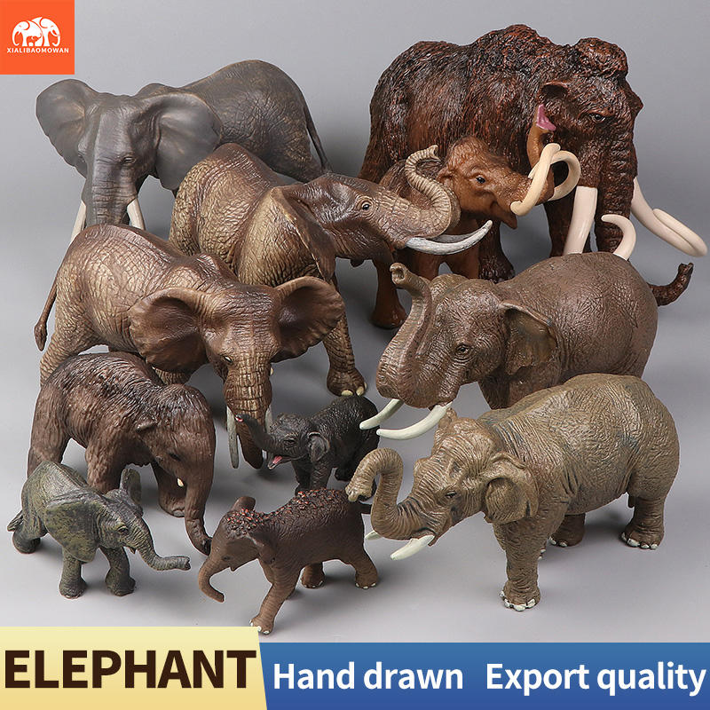 Kids Toys Packaging - African Wild Animals Big Mammoth Elephant