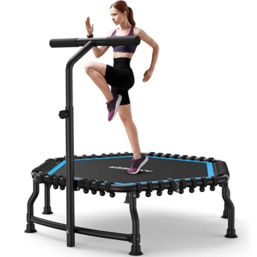 Trampoline Mini Indoor - 50 Rebounder Trampoline for Adults -