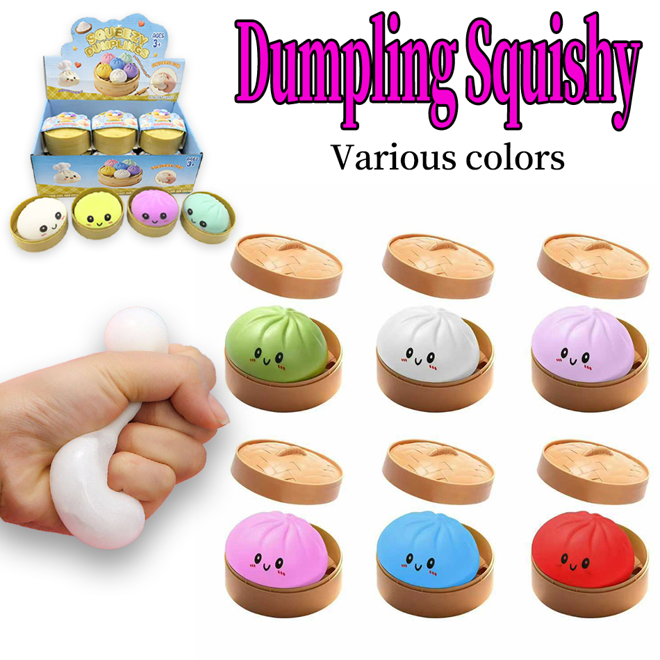 Play Kitchen Set - New Dumpling Squishies Blind Box Soft