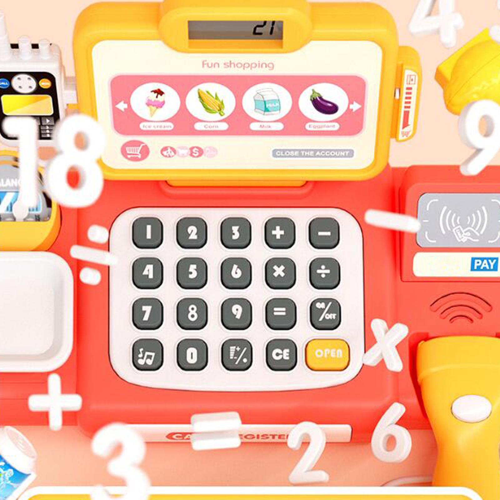 Toy Cash Register - Children'Supermarket Store Toys Cash Register Grocery