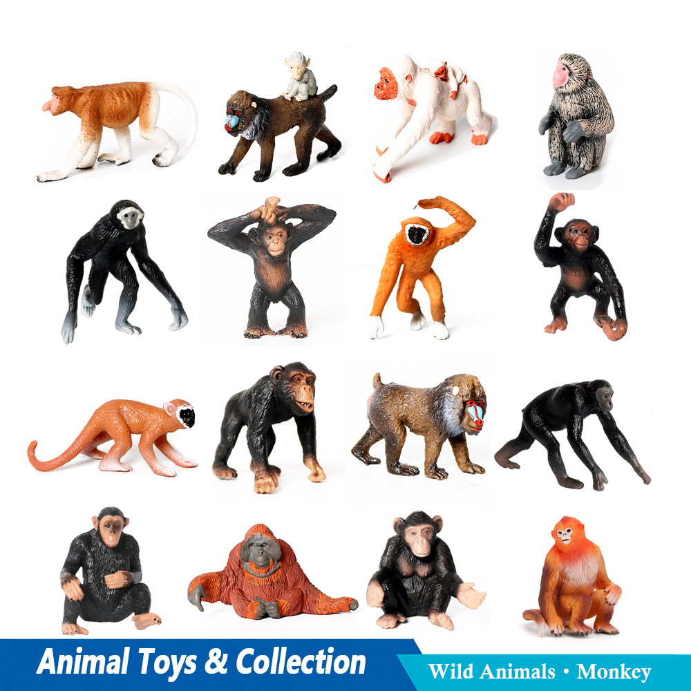 Kids Toys Review - Toy Animals Figures Ape Gorilla Monkey