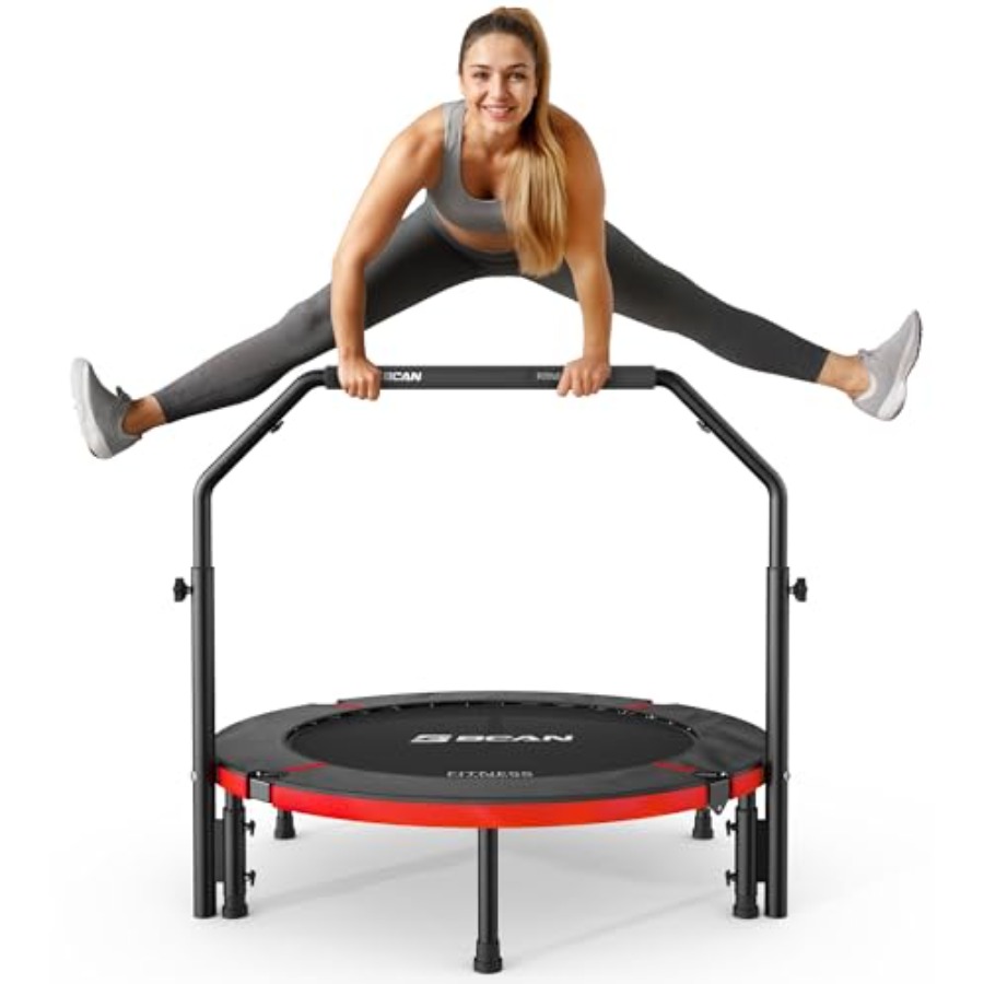 Trampoline Mini Indoor - 40 Foldable Mini Trampoline Rebounder for