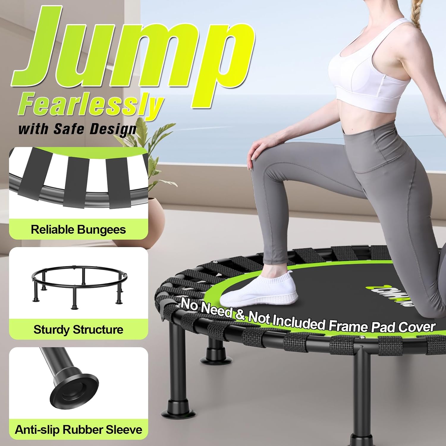 Foldable Mini Trampoline, 40