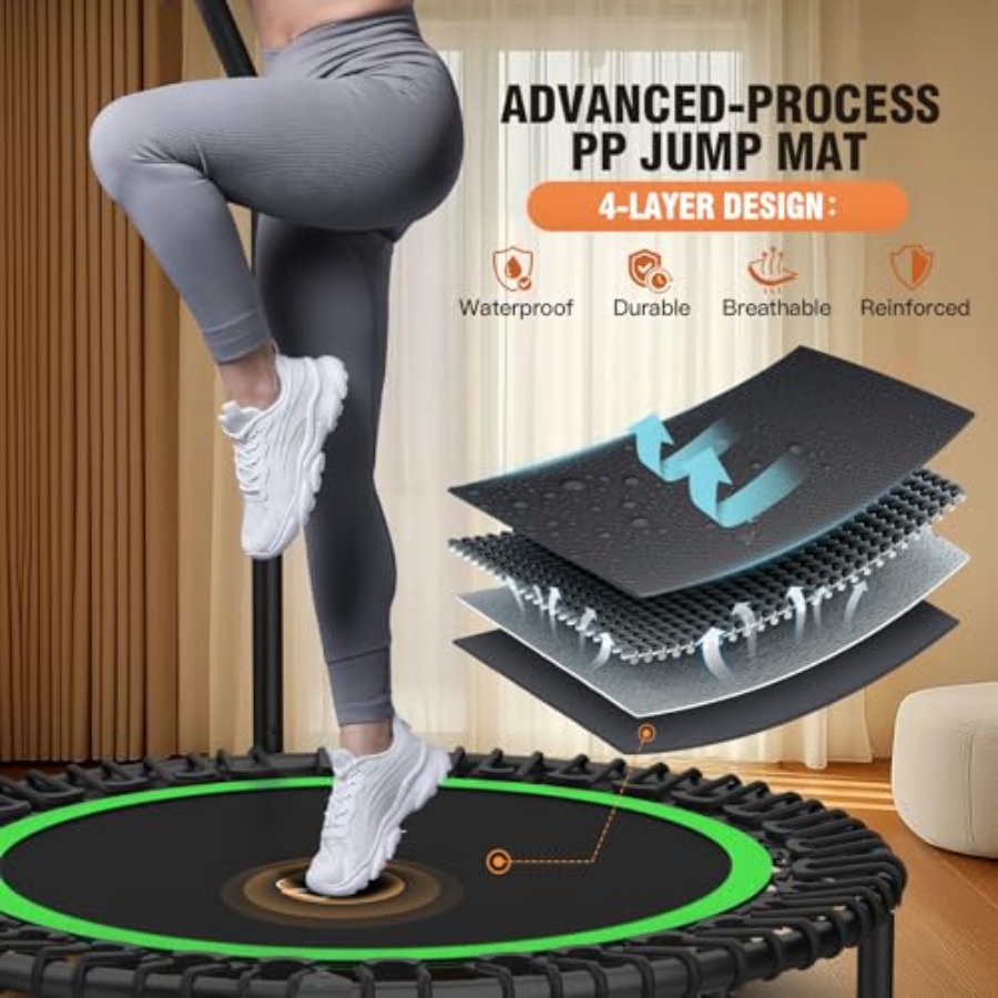 40/48 Foldable Mini Trampoline – Trampoline Mini Indoor recenzja i cena