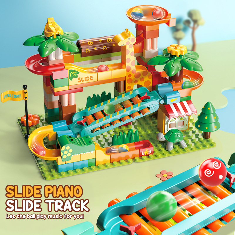 Big-sized Creative Building Bl – Marble Run Set recenzja i cena