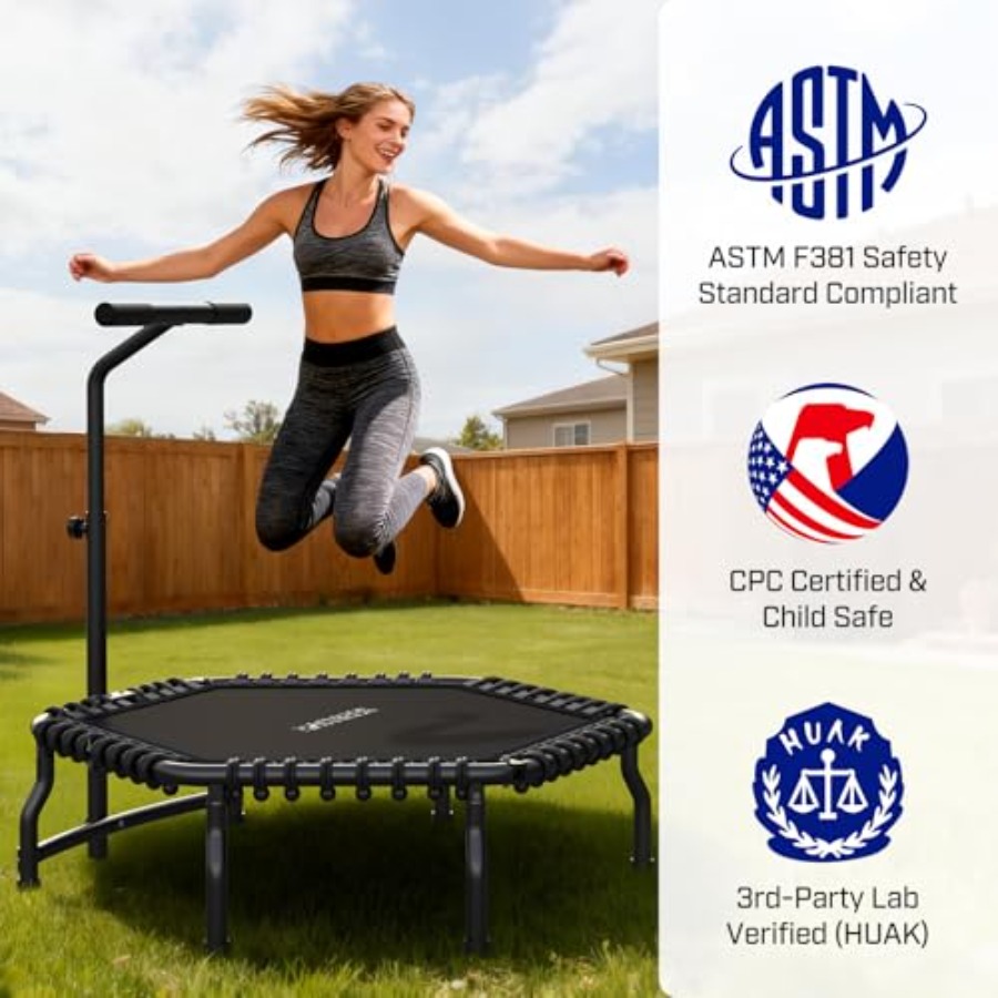 Indoor Mini Trampoline 50'' fo – Trampoline Mini Indoor recenzja i cena