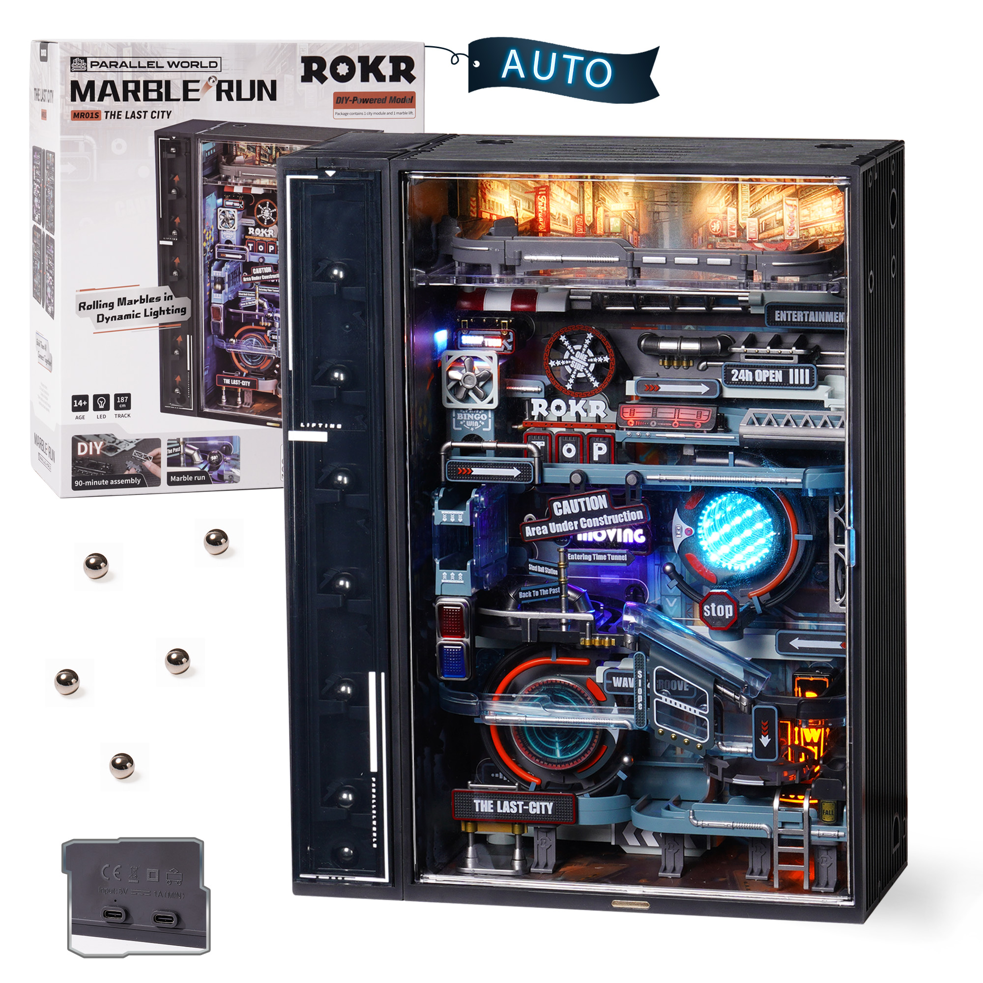 Robotime Rokr The Last City -F – Marble Run Set recenzja i cena