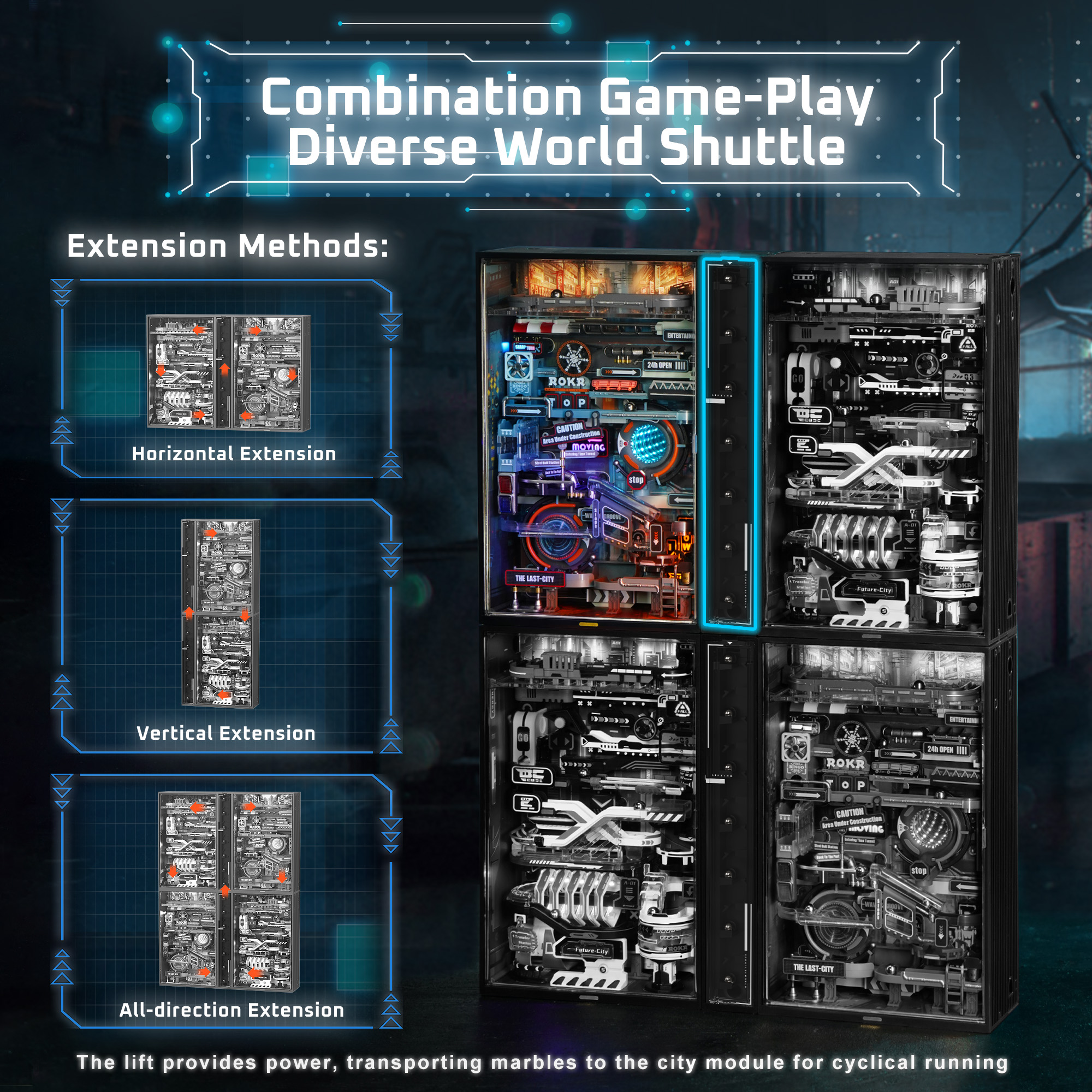 Robotime Rokr The Last City -F – Marble Run Set recenzja i cena