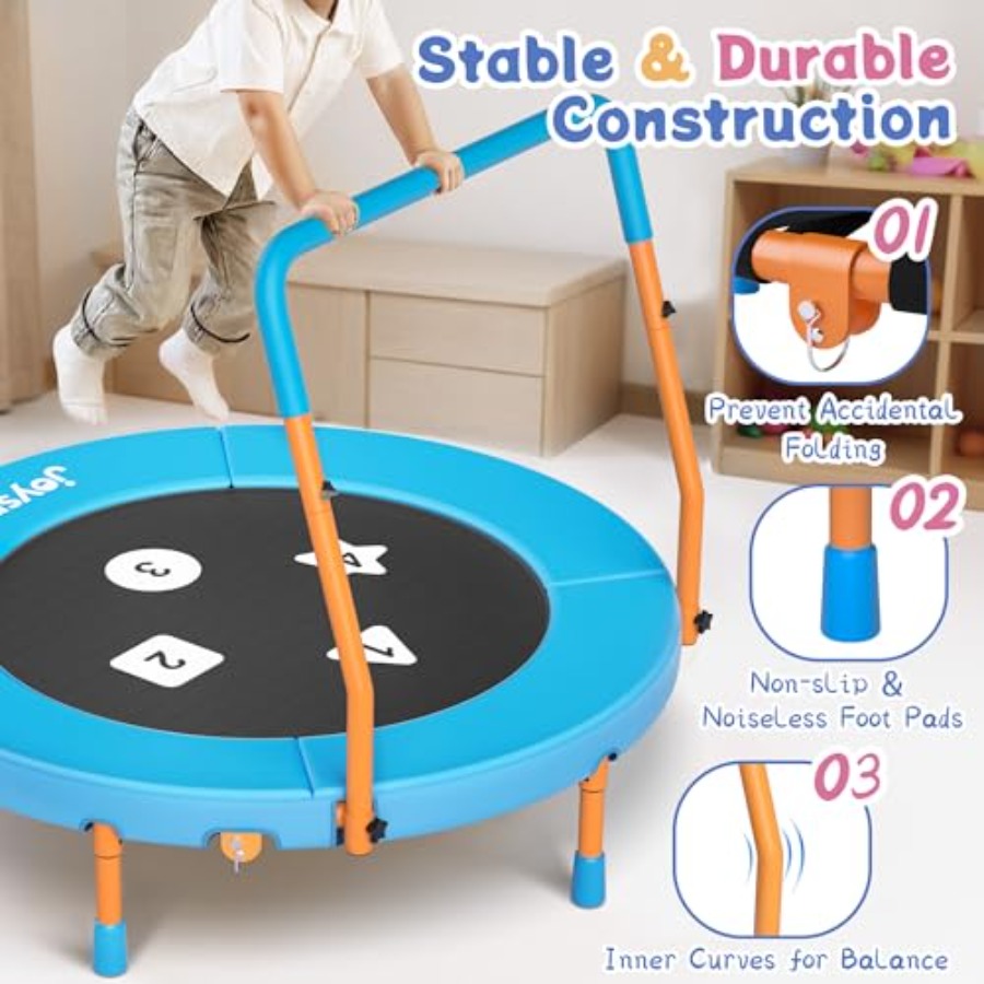 3FT Toddler Trampoline with Ad – Trampoline Mini Indoor recenzja i cena