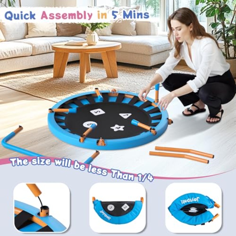 3FT Toddler Trampoline with Ad – Trampoline Mini Indoor recenzja i cena