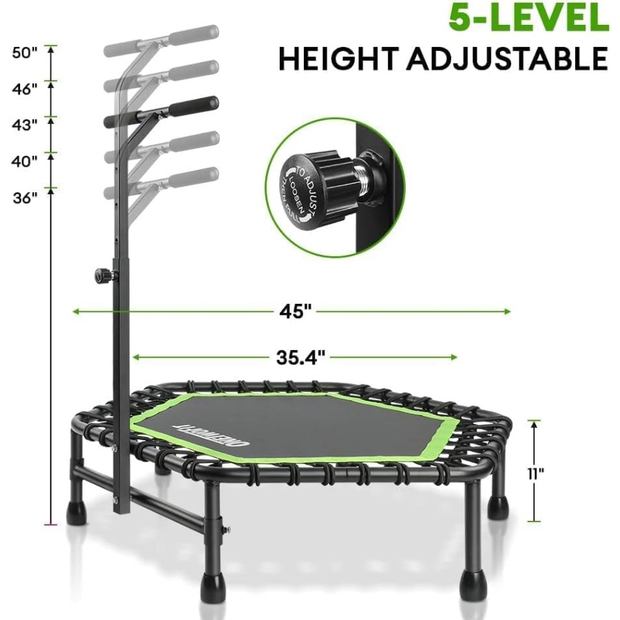 42/45 Rebounder Trampoline for – Trampoline Mini Indoor recenzja i cena