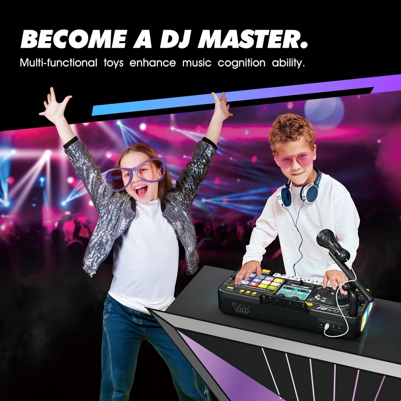 Multifunctional Kid DJ Turntab – Kids Toys Bd recenzja i cena