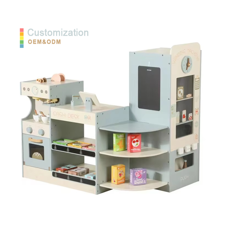 Kids Wooden Grocery Store Play – Toy Cash Register recenzja i cena