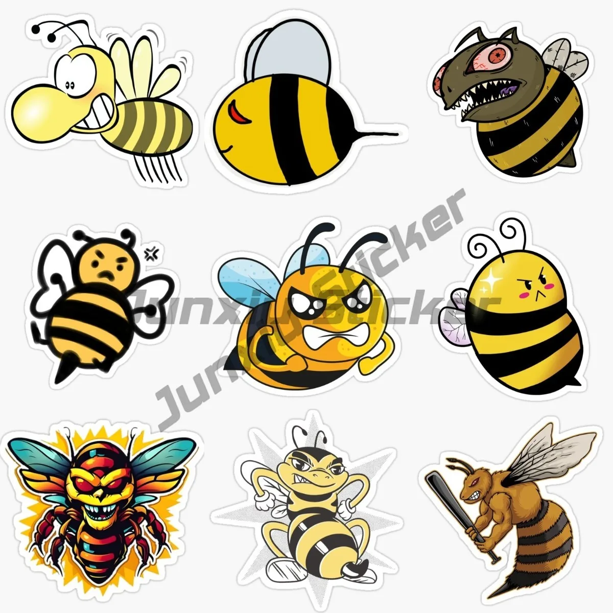 Yellow Little Bee Stickers for – Kids Toys Packaging recenzja i cena