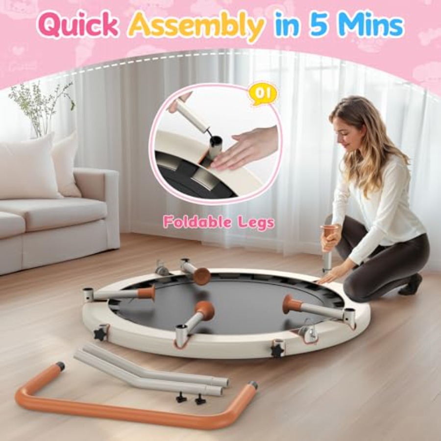36'' Toddler Trampoline for Ag – Trampoline Mini Indoor recenzja i cena