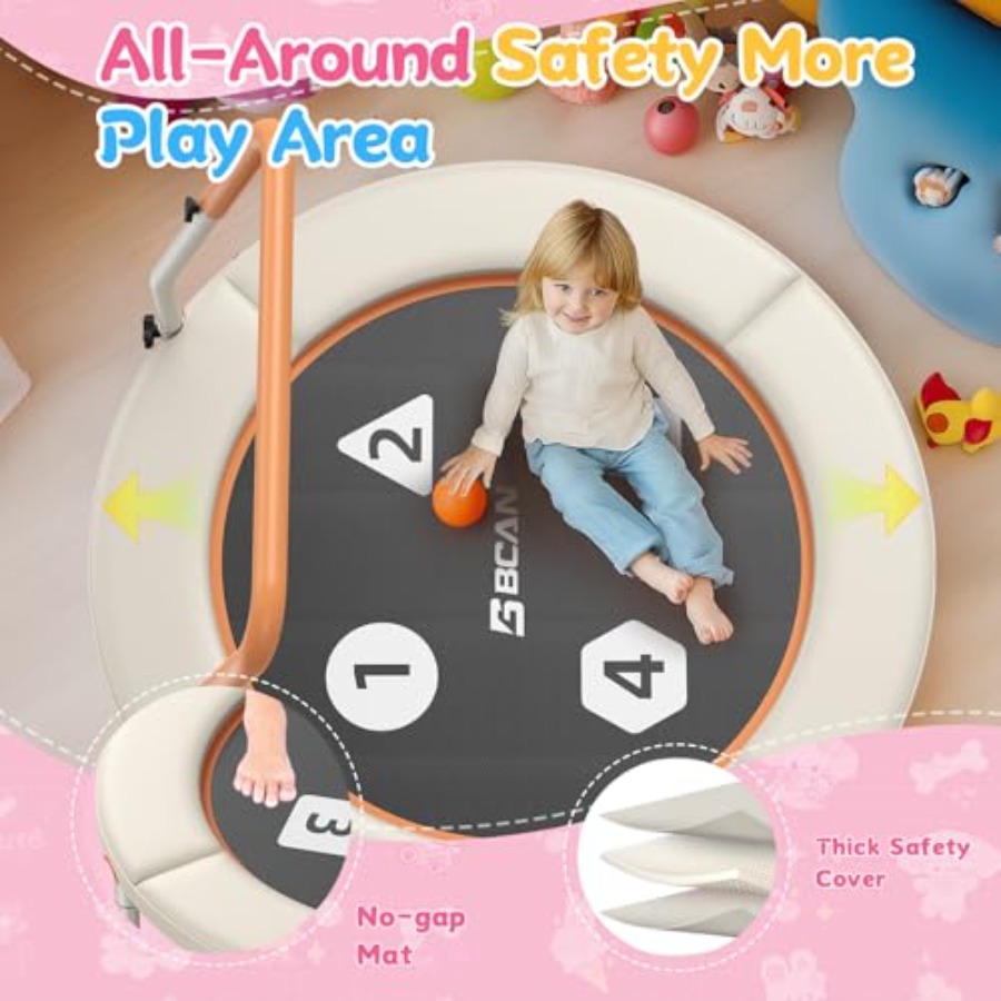 36'' Toddler Trampoline for Ag – Trampoline Mini Indoor recenzja i cena