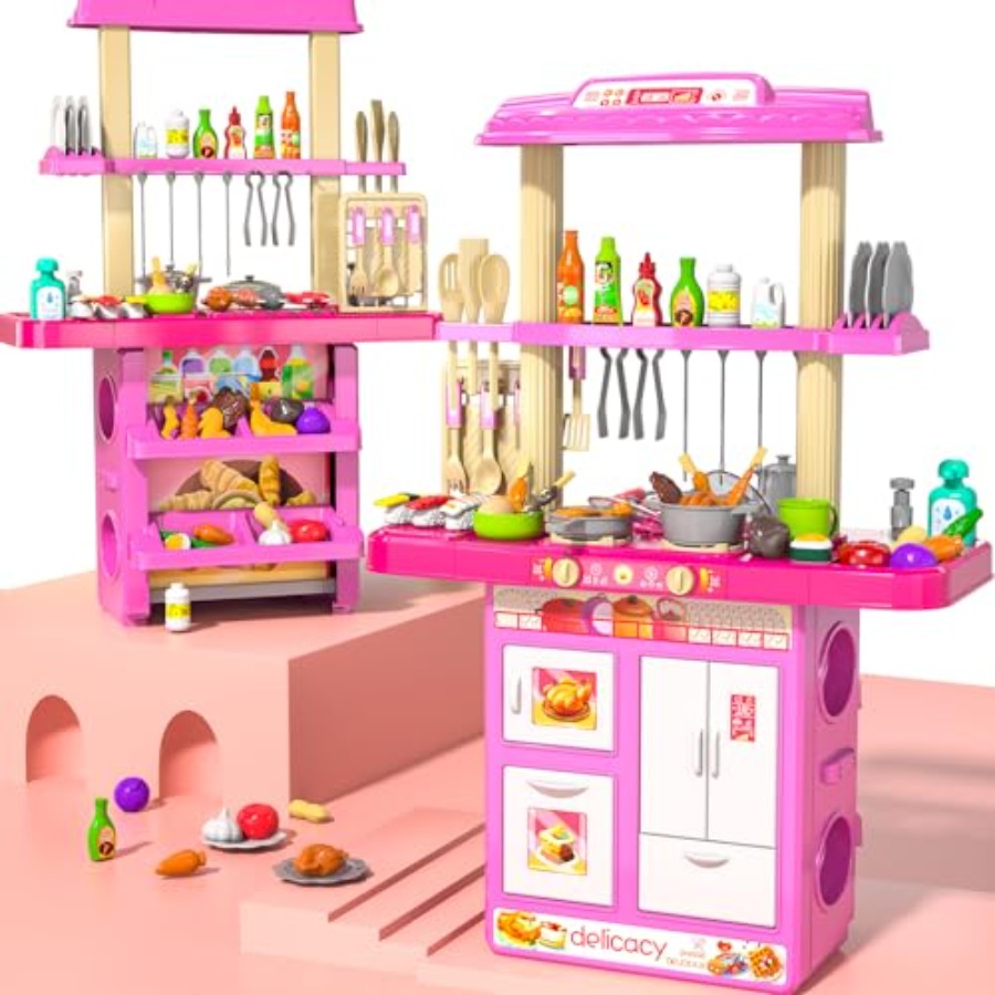 Pretend Play Kitchen Toys for  – Play Kitchen Set recenzja i cena