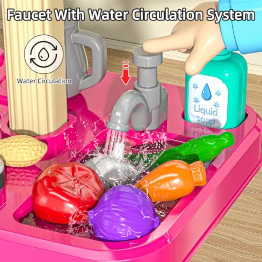 Pretend Play Kitchen Toys for  – Play Kitchen Set recenzja i cena