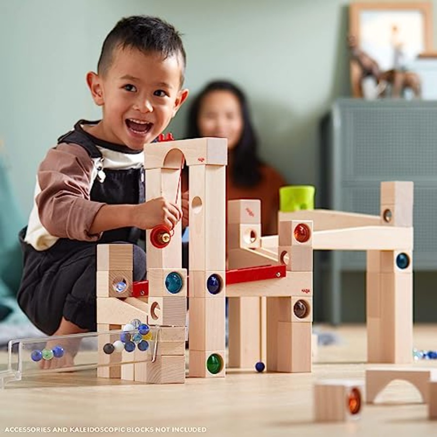 Educational Wooden Marble Run  – Marble Run Set recenzja i cena