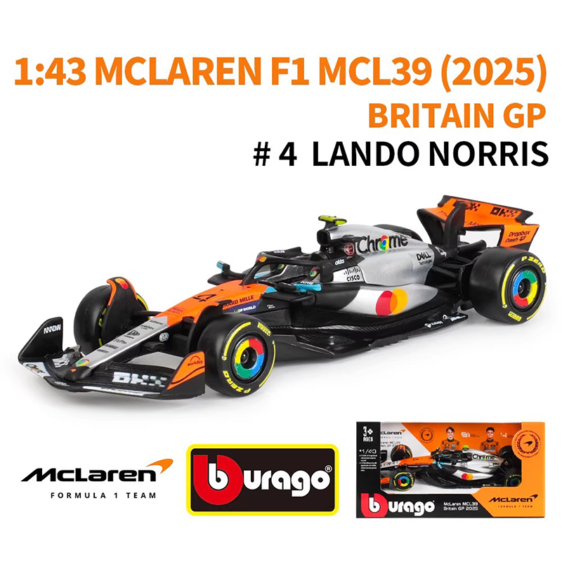 1:43 In Stock Bburago 2025 F1  – Kids Toys Uk recenzja i cena