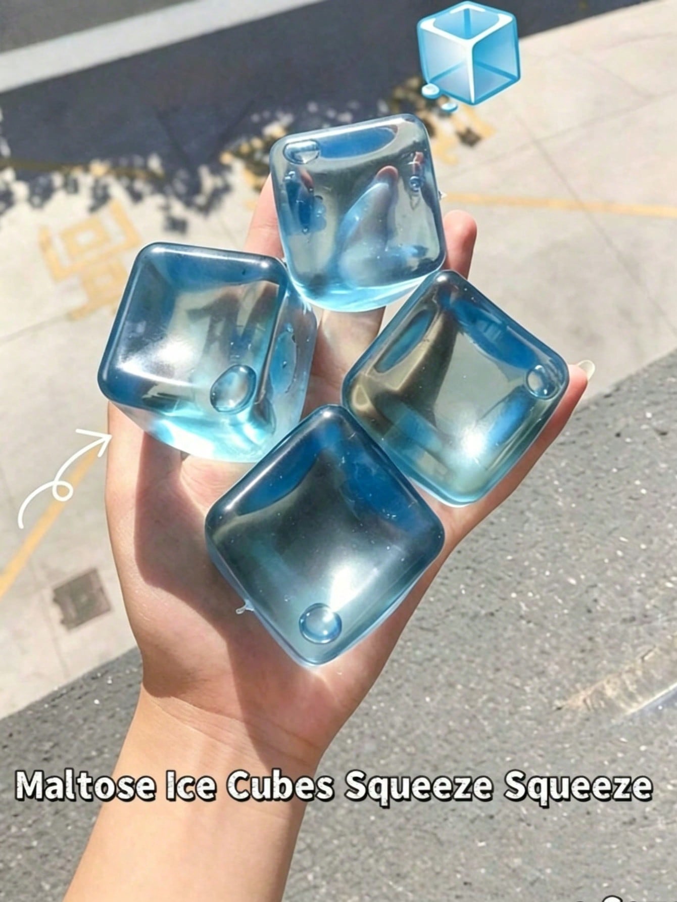 Large Cube Squeeze Toy, Ultra  – Kids Toys Packaging recenzja i cena
