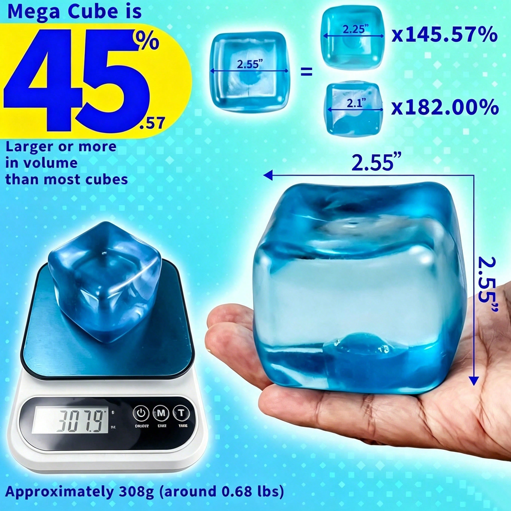 Large Cube Squeeze Toy, Ultra  – Kids Toys Packaging recenzja i cena
