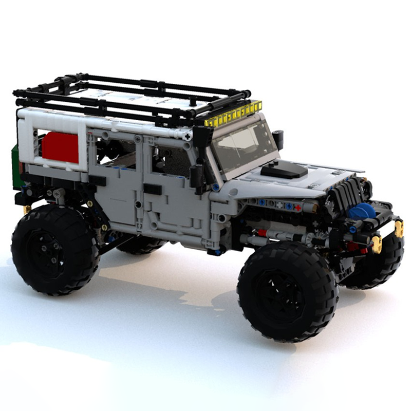 1260pcs MOC LXF Jeeped Wrangle – Kids Toys Jeep recenzja i cena