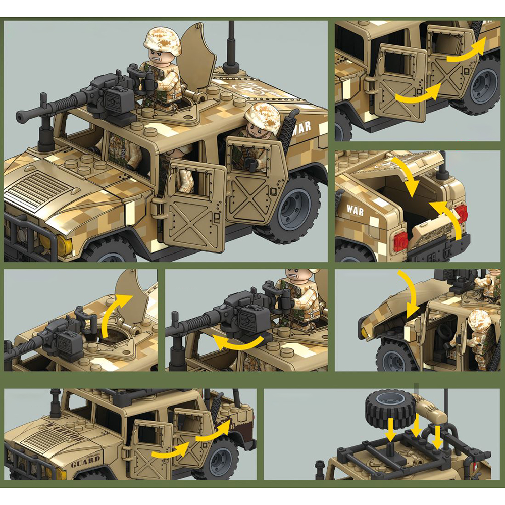 Military Army Jeeps Armored Ve – Kids Toys Jeep recenzja i cena