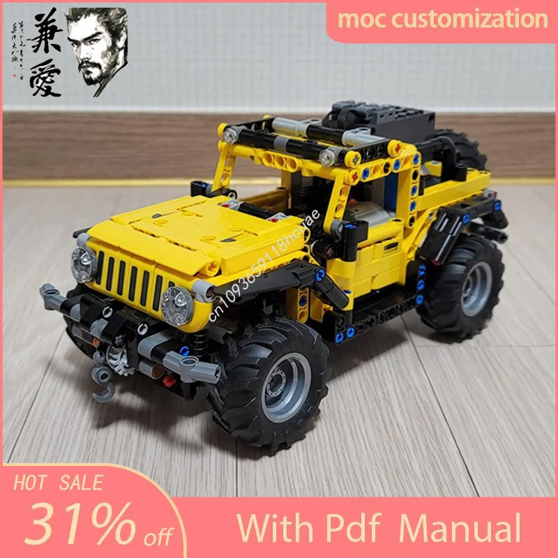687PCS Moc Jeeps Wrangler Full – Kids Toys Jeep recenzja i cena