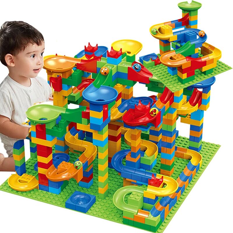 84-504PCS Marble Race Run Bloc – Marble Run Set recenzja i cena