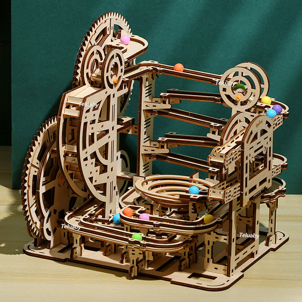 3d Wooden Puzzle Marble Runs M – Marble Run Set recenzja i cena