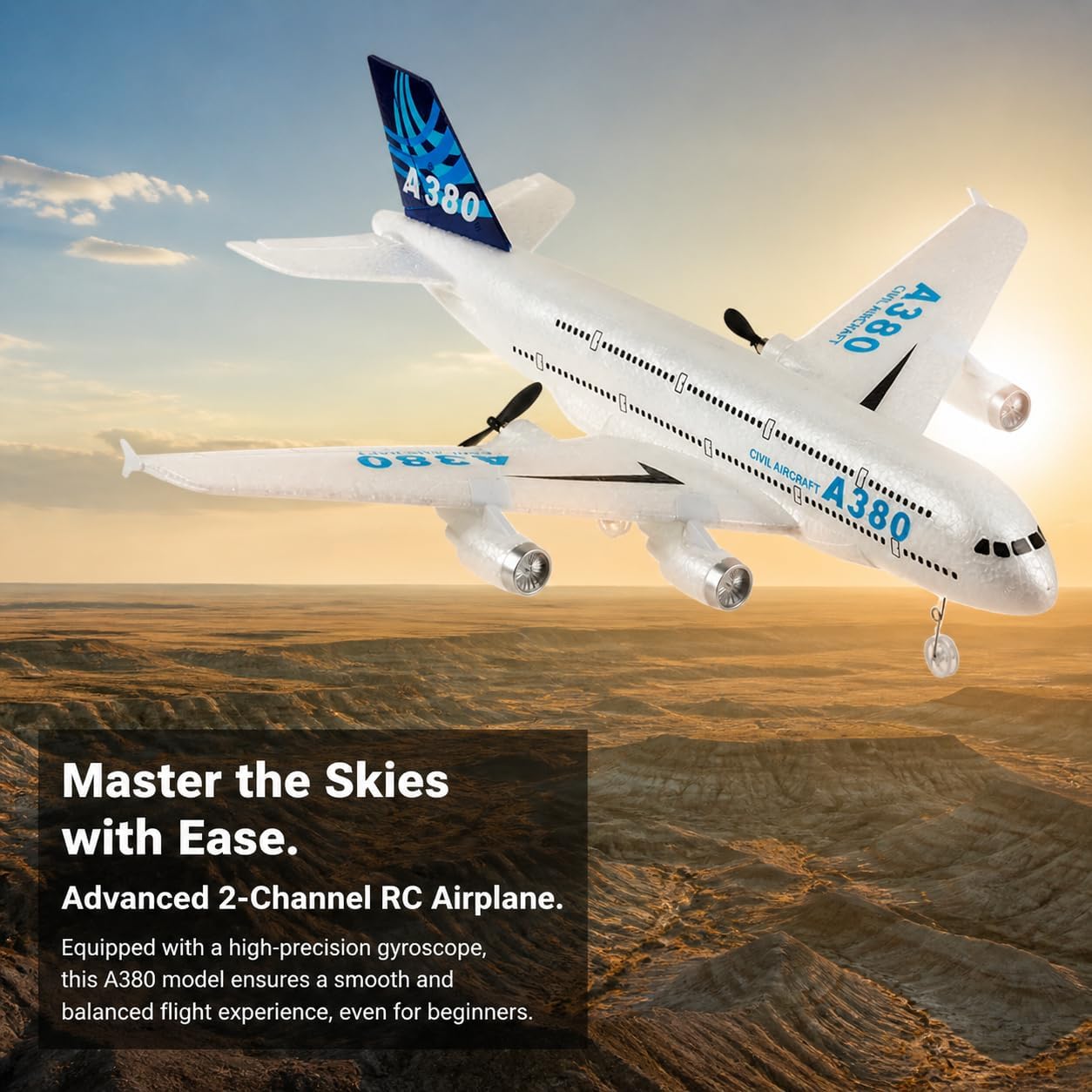 2.4GHz Ready-to-Fly RC Airplan – Kids Toys Channel recenzja i cena