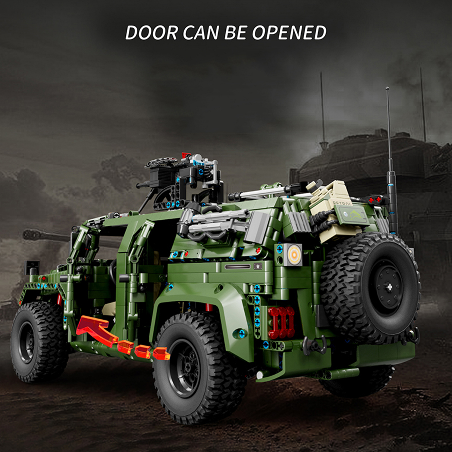 3175PCS Army Green Jeep Buildi – Kids Toys Jeep recenzja i cena