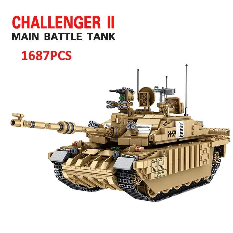 1687Pcs Military Tanks UK Chal – Kids Toys Uk recenzja i cena