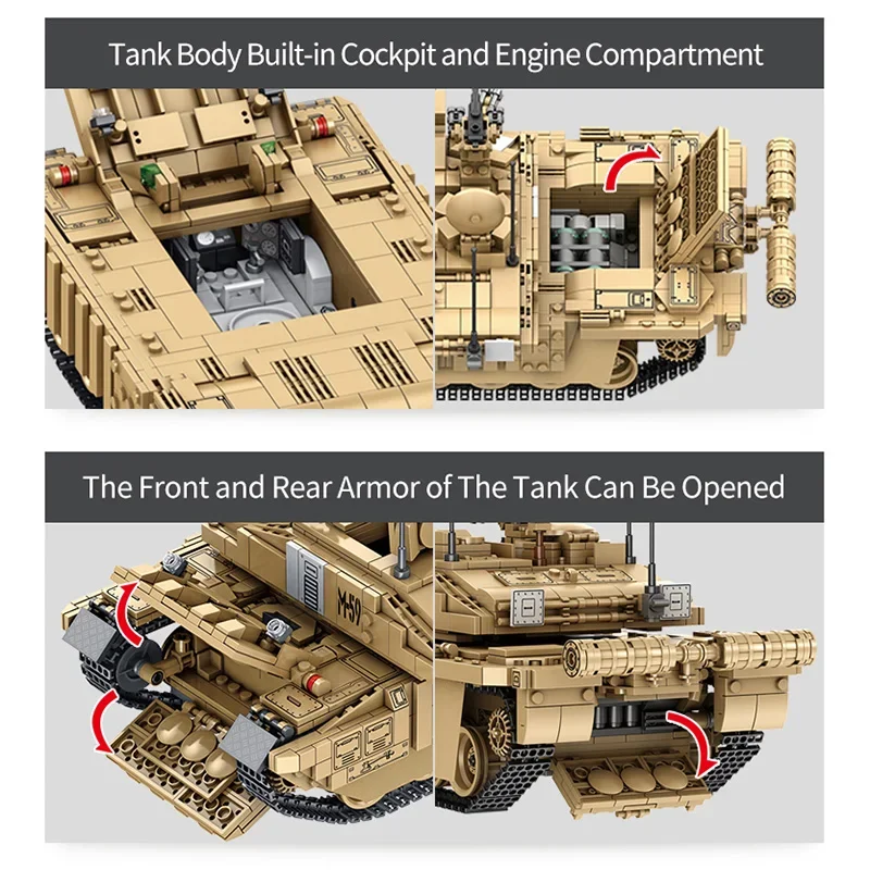 1687Pcs Military Tanks UK Chal – Kids Toys Uk recenzja i cena
