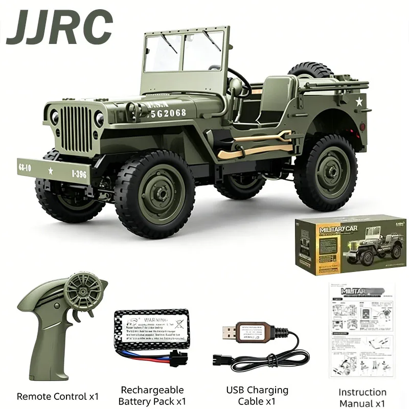 JJRC 1:10 C8815 Rc Car WILLYS  – Kids Toys Jeep recenzja i cena