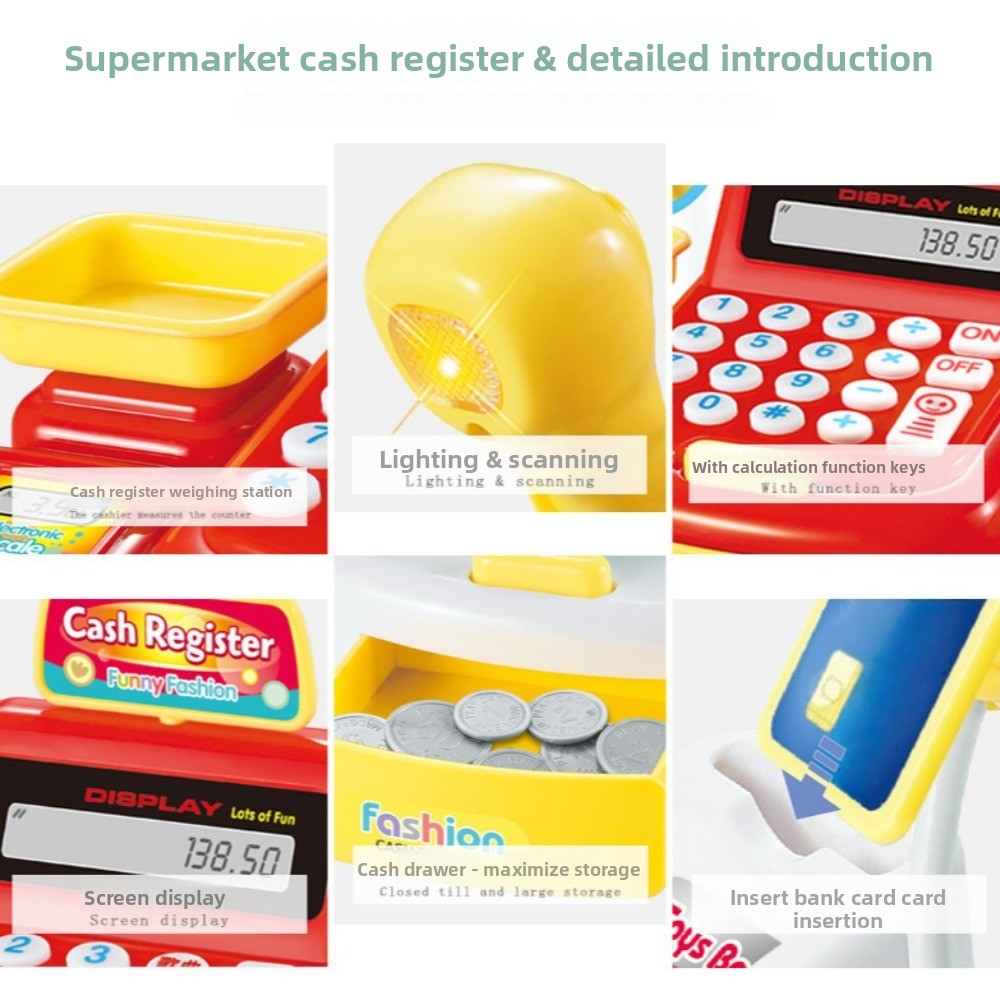 Simulation Role Play Shopping  – Toy Cash Register recenzja i cena