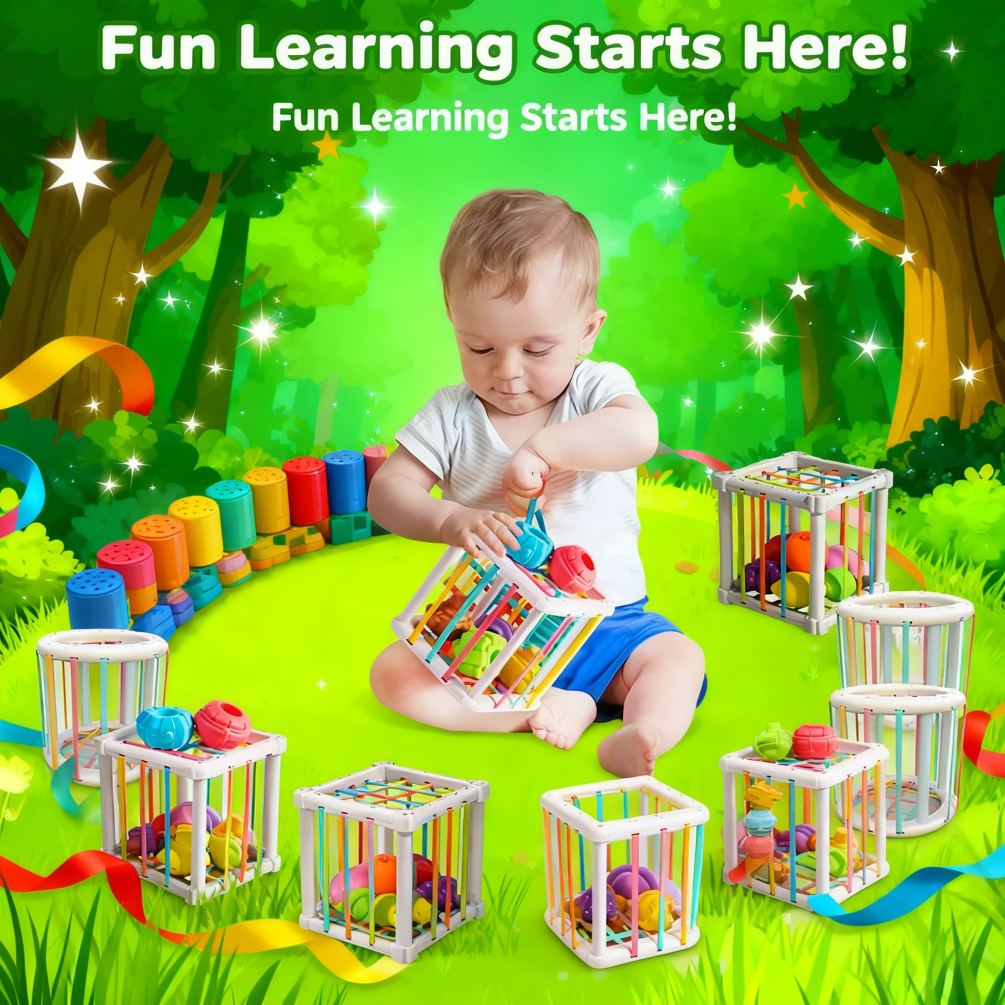 Rainbow Colorful Montessori Sh – Kids Toys Variety recenzja i cena