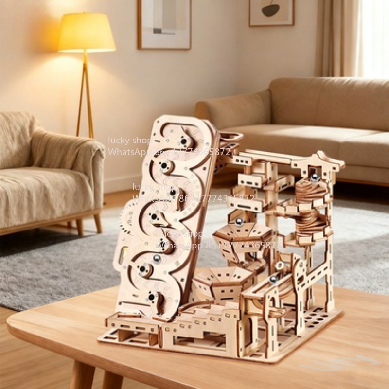 Ury 3D Wooden Puzzle Electric  – Marble Run Set recenzja i cena