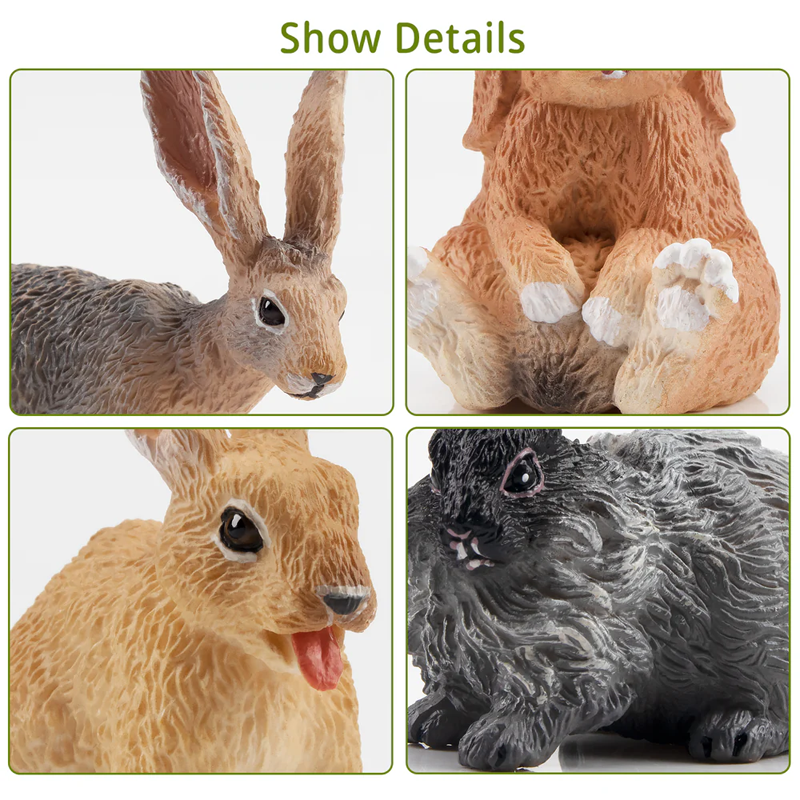 12Pcs Simulation Rabbit Farm A – Kids Toys Variety recenzja i cena