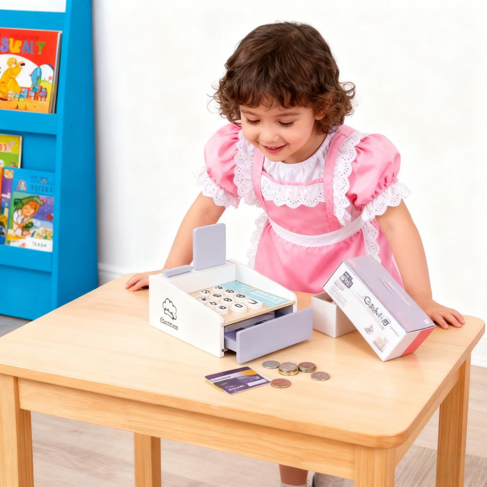 Wooden Kids Cash Register Pret – Toy Cash Register recenzja i cena