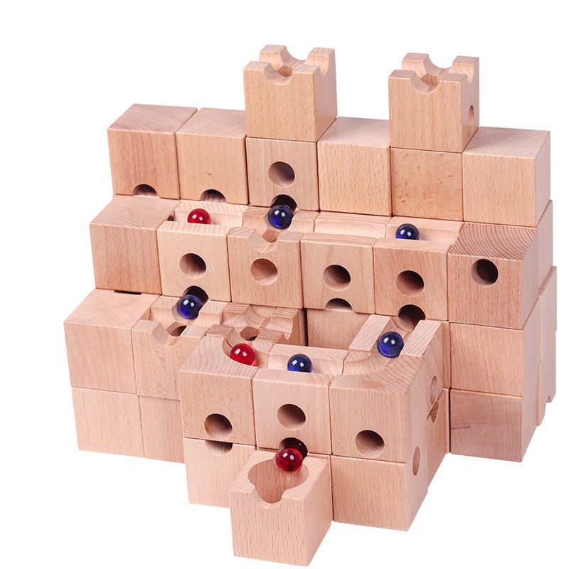 Solid Wood Marble Run Building – Marble Run Set recenzja i cena