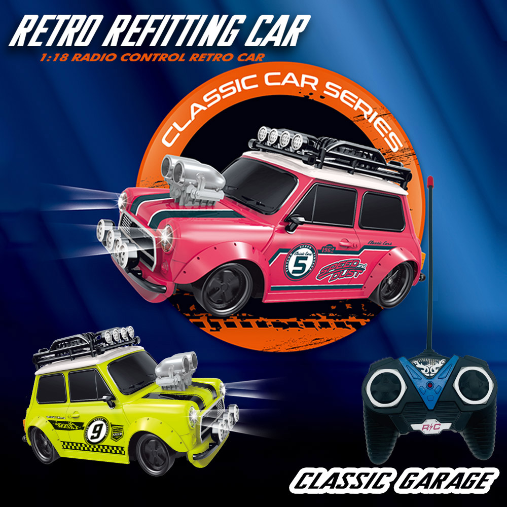 1:18 Retro Refitting MINI Car  – Kids Toys Channel recenzja i cena