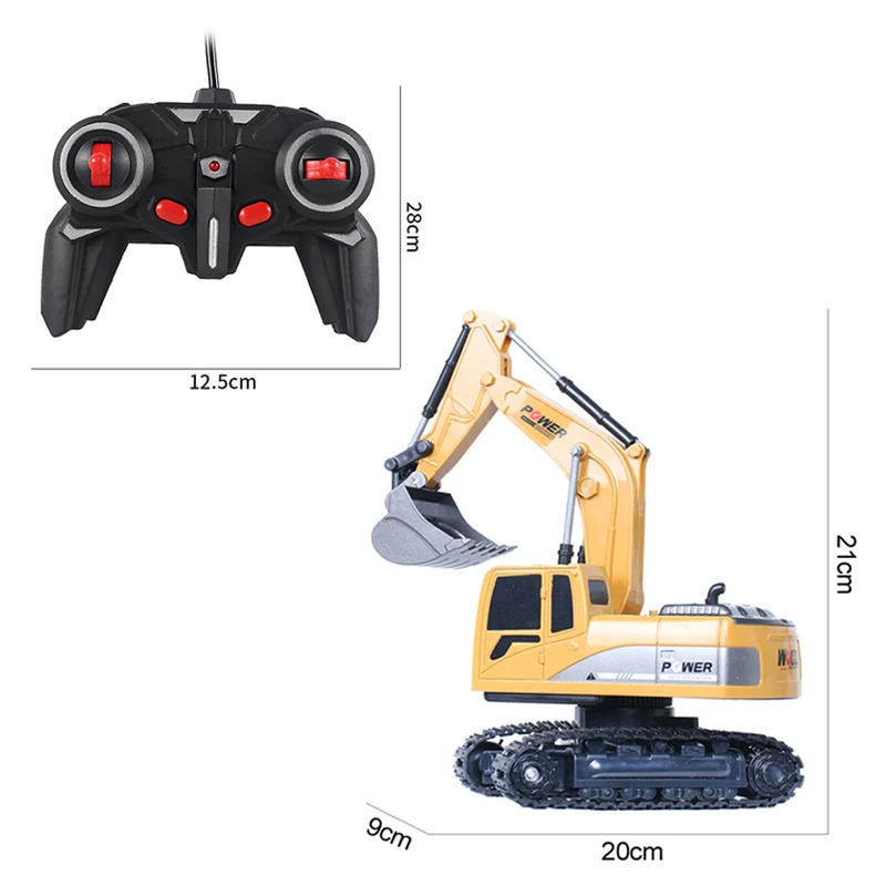 RC Excavator 2.4Ghz 6 Channel  – Kids Toys Channel recenzja i cena