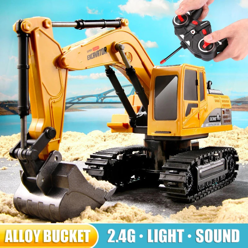 RC Excavator 2.4Ghz 6 Channel  – Kids Toys Channel recenzja i cena