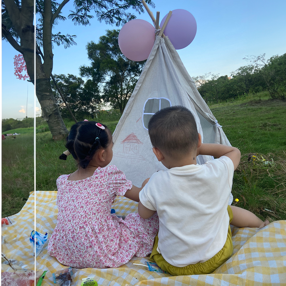 Popular Colorful Panited Tent  – Kids Toys Bd recenzja i cena